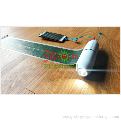 Rollable Flexible Portable Solar Panel Charger
